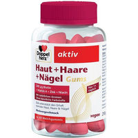 Produktbild von Doppelherz Haut Haare Nägel Gummis mit Zink Biotin Selen vegan 60 Stück