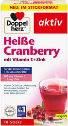 Doppelherz Heiße Cranberry Pulver mit Vitamin C und Zink – Bild 1 von 2