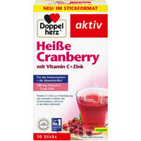 Produktbild von Doppelherz Heiße Cranberry Pulver mit Vitamin C und Zink