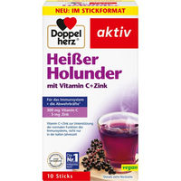 Produktbild von Doppelherz Heißer Holunder mit Vitamin C und Zink Granulat vegan glutenfrei laktosefrei