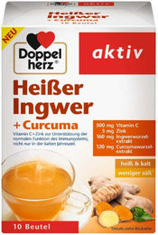 Doppelherz Heißer Ingwer + Curcuma Tee zuckerhaltig 10 Beutel – Bild 1 von 1