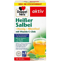Produktbild von Doppelherz Heisser Salbei mit Honig und Menthol Granulat
