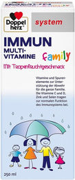 Doppelherz Immun Family System Multivitamine flüssig für Kinder und Erwachsene 250 ml – Bild 1 von 2