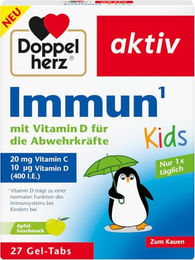 Doppelherz Immun Kids Lutschtabletten mit Apfel-Geschmack für Kinder – Bild 1 von 5