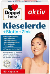 Doppelherz Kieselerde Biotin und Zink Kapseln 40 Stück – Bild 1 von 1