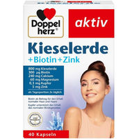 Produktbild von Doppelherz Kieselerde Biotin und Zink Kapseln 40 Stück