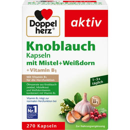 Doppelherz Knoblauch Kapseln mit Kräuter-Komplex 270 Stück – Bild 1 von 1