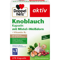 Produktbild von Doppelherz Knoblauch Kapseln mit Kräuter-Komplex 270 Stück