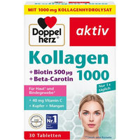 Produktbild von Doppelherz Kollagen 1000 Tabletten mit Biotin 30 Stück