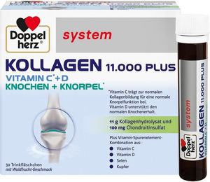 Doppelherz Kollagen 11.000 Plus System Ampullen 750 ml – Bild 1 von 2