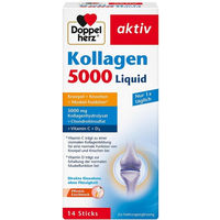 Produktbild von Doppelherz Kollagen 5000 Liquid Sticks 140 ml