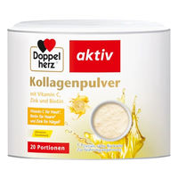 Produktbild von Doppelherz Kollagenpulver mit Vitamin C Zink und Biotin 300g