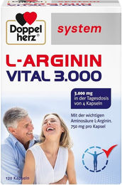 Doppelherz L-Arginin Vital 3000 Kapseln 120 Stück – Bild 1 von 2