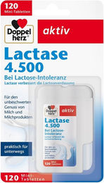 Doppelherz Lactase 4.500 Tabletten vegan zuckerfrei 120 Stück – Bild 1 von 3