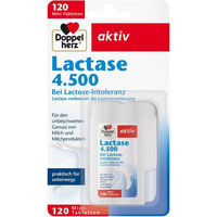 Produktbild von Doppelherz Lactase 4.500 Tabletten vegan zuckerfrei 120 Stück