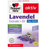 Produktbild von Doppelherz Lavendel Extrakt und Öl Tabletten vegan 30 Stück