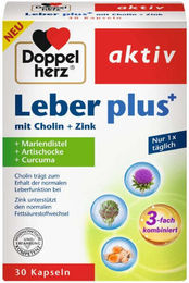 Doppelherz Leber plus Kapseln mit pflanzlichem Ursprung 30 Stück – Bild 1 von 1