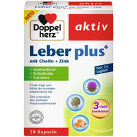 Produktbild von Doppelherz Leber plus Kapseln mit pflanzlichem Ursprung 30 Stück