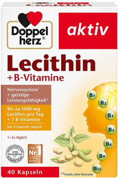 Doppelherz Lecithin mit B-Komplex Kapseln 40 Stück – Bild 1 von 2