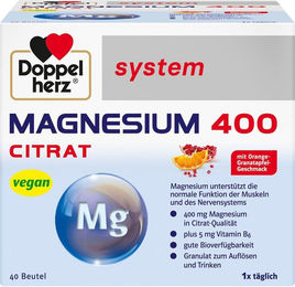 Doppelherz Magnesium 400 Citrat Pulver für Sportler – Bild 1 von 3