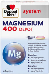 Doppelherz Magnesium 400 Depot Tabletten vegan 30 Stück – Bild 1 von 1