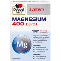 Produktbild von Doppelherz Magnesium 400 Depot Tabletten vegan 30 Stück