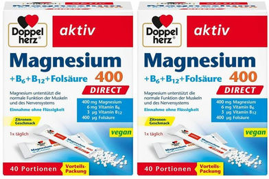 Doppelherz Magnesium 400 Direct Sticks – Bild 1 von 1