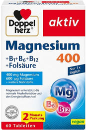 Doppelherz Magnesium 400 mg Tabletten 60 Stück – Bild 1 von 2