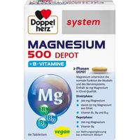 Produktbild von Doppelherz Magnesium 500 Depot Tabletten 60 Stück