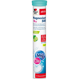 Doppelherz Magnesium 500 und Vitamin B12 Brausetabletten für Erwachsene 15 Stück – Bild 1 von 2