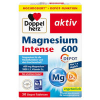 Produktbild von Doppelherz Magnesium 600 Intense Tabletten vegetarisch und glutenfrei