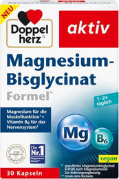 Doppelherz Magnesium-Bisglycinat Kapseln Vegan 30 Stück – Bild 1 von 5