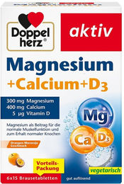 Doppelherz Magnesium Calcium D3 Brausetabletten 90 Stück – Bild 1 von 2