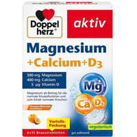 Produktbild von Doppelherz Magnesium Calcium D3 Brausetabletten 90 Stück