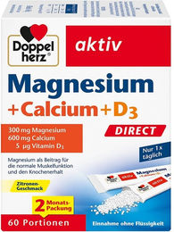 Doppelherz Magnesium Calcium D3 Lutschtabletten 60 Stück – Bild 1 von 3