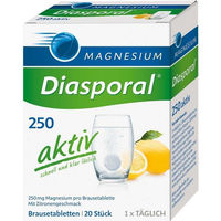 Produktbild von Doppelherz Magnesium Citrat Brausetabletten 250 mg vegan zuckerfrei glutenfrei laktosefrei
