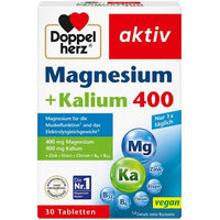 Produktbild von Doppelherz Magnesium + Kalium 400 Tabletten 30 Stück