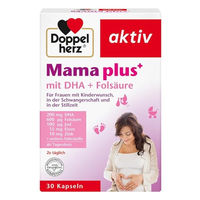 Produktbild von Doppelherz Mama Plus mit DHA und Folsäure Kapseln für Schwangere und Stillende 30 Stück