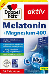 Doppelherz Melat+magn 400 Tabletten mit 400 mg Wirkstoff 30 Stück – Bild 1 von 1