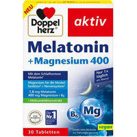 Produktbild von Doppelherz Melat+magn 400 Tabletten mit 400 mg Wirkstoff 30 Stück