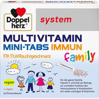 Produktbild von Doppelherz Multivitamin Mini-Tabs Family System Tabletten für Kinder und Erwachsene 20 Stück