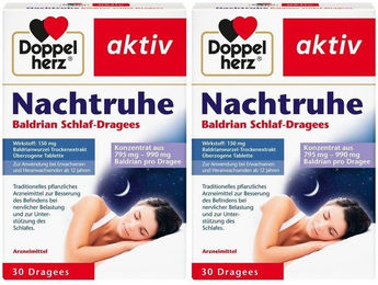 Doppelherz Nachtruhe Baldrian Dragees 60 Stück – Bild 1 von 3