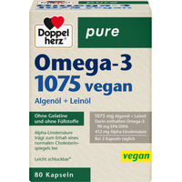 Produktbild von Doppelherz Omega-3 1075 vegan Kapseln 80 Stück