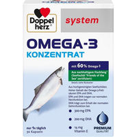 Produktbild von Doppelherz Omega-3 Konzentrat Kapseln für Senioren 30 Stück