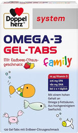 Doppelherz Omega-3 Lutschtabletten für Kinder und Erwachsene 120 Stück – Bild 1 von 1