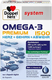 Doppelherz Omega-3 Premium 1500 Kapseln – Bild 1 von 1