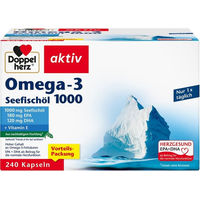Produktbild von Doppelherz Omega-3 Seefischöl 1000 Kapseln 240 Stück