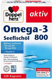 Doppelherz Omega-3 Seefischöl 800 Kapseln 120 Stück – Bild 1 von 2
