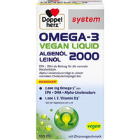 Produktbild von Doppelherz Omega-3 Vegan Liquid 2000 Algenöl und Leinöl 100 ml