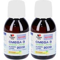 Produktbild von Doppelherz Omega-3 Vegan Liquid 2000 Algenöl und Leinöl Flüssig vegan